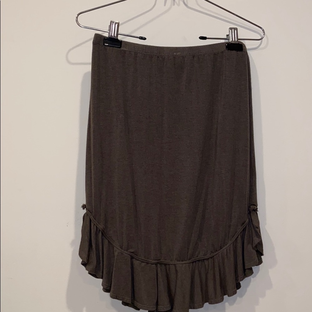 Army Green Skirt